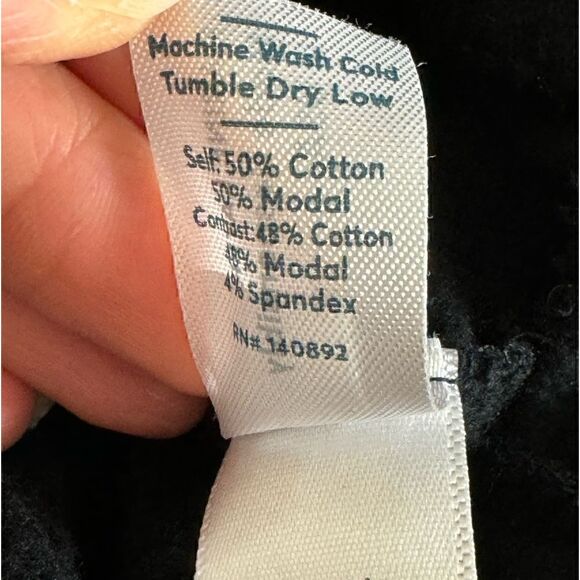 Marine layer Sweatshirt Womens Size XS zip up hoodie cotton Model Blend Black - Picture 10 of 11